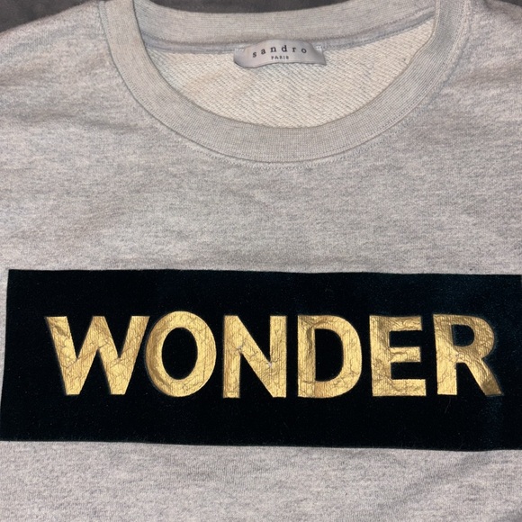 Sandro women’s sweatshirt, size 2 - Picture 5 of 6